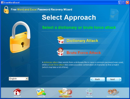 Select bruteforce attack or dictionary attack.